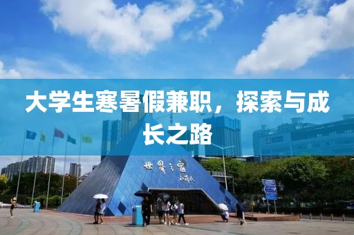 大学生寒暑假兼职，探索与成长之路