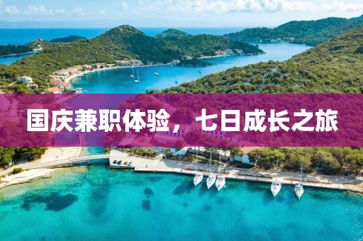 国庆兼职体验，七日成长之旅