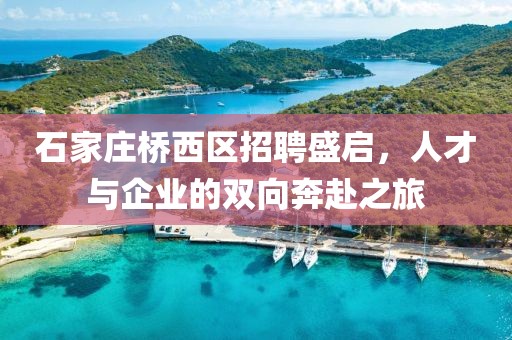 石家庄桥西区招聘盛启，人才与企业的双向奔赴之旅